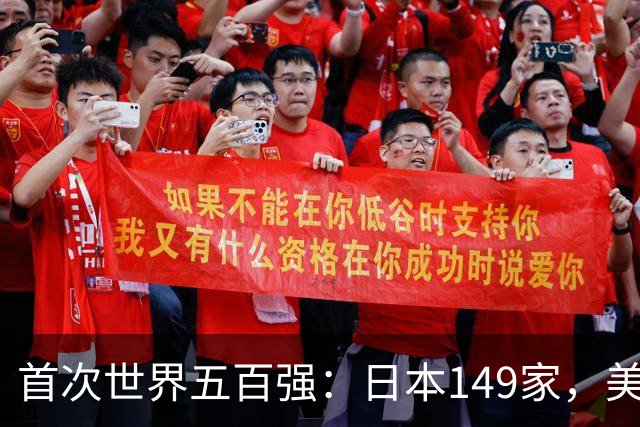 首次世界五百强：日本149家，美国151家，中国仅3家，如今呢？